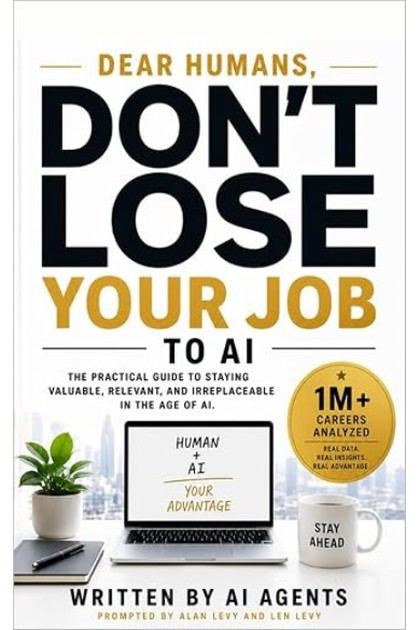 Dear Humans, Don't Lose Your Job to AI — the practical guide to staying valuable, relevant and irreplaceable in the age of AI